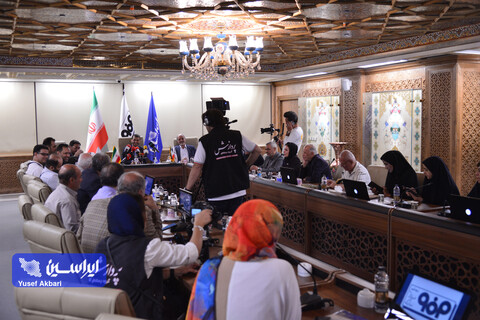 جلسه پرسش و پاسخ مدیرعامل فولاد مبارکه در جمع خبرنگاران حاضر در نمایشگاه متالکس