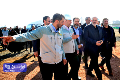 بازدید وزیر صمت از خطوط تولید و پروژه‌های توسعه‌ فولاد مبارکه