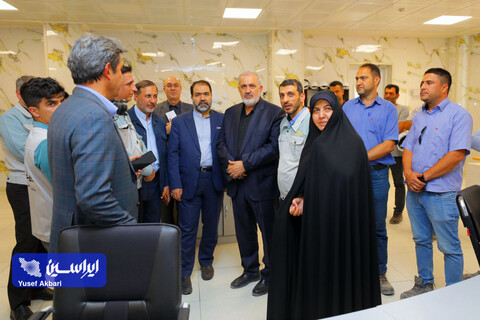 بازدید وزیر صمت از خطوط تولید و پروژه‌های توسعه‌ فولاد مبارکه