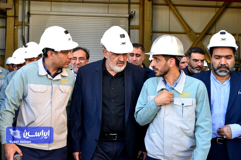 بازدید وزیر صمت از خطوط تولید و پروژه‌های توسعه‌ فولاد مبارکه