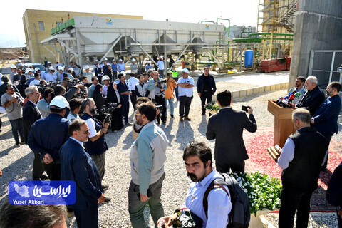 بازدید وزیر صمت از خطوط تولید و پروژه‌های توسعه‌ فولاد مبارکه