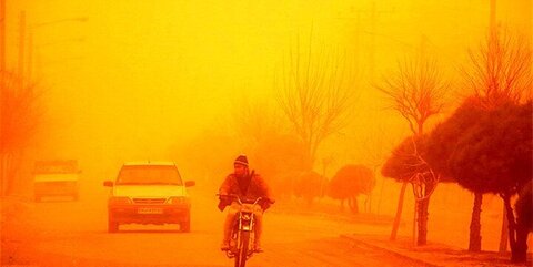 خیزش گردوخاک در نواحی شرقی کشور