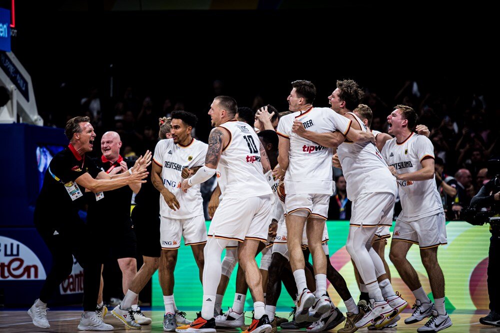 اولین قهرمانی آلمان در جام‌جهانی بسکتبال