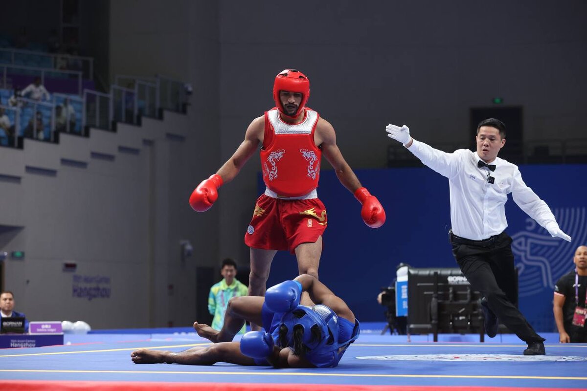 طلای دوم برای ایران در ووشو به‌دست آمد