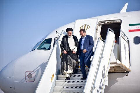 رئیس‌جمهور وارد اصفهان شد
