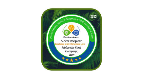 پروژه مدیریت آب شرکت فولاد مبارکه یکی از ۵ پروژه برتر صنعت فولاد جهان در «تعالی پایداری»