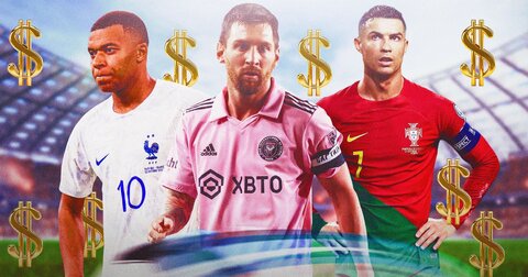 پردرآمدترین فوتبالیست‌های جهان بر اساس آمار مجله فوربس