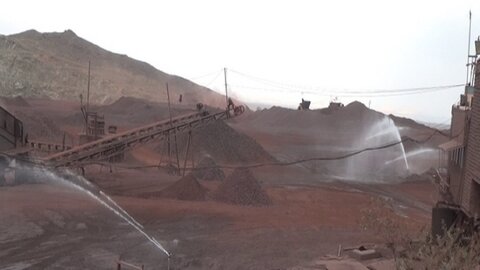 دو پروژه زیست محیطی در معدن منگنز ونارچ قم افتتاح شد