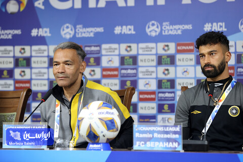 نشست خبری پیش از دیدار تیم فوتبال سپاهان و آلمالیق ازبکستان
