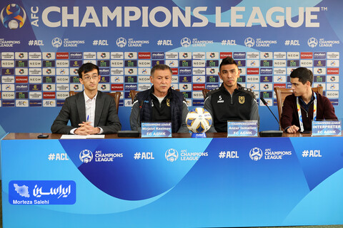 نشست خبری پیش از دیدار تیم فوتبال سپاهان و آلمالیق ازبکستان