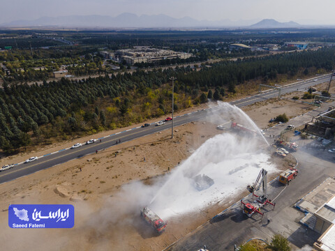 مانور گسترده پدافند غیرعامل در فولاد مبارکه