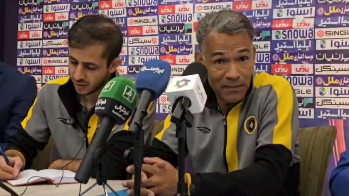ژوزه مورایس در نشست خبری سپاهان - ملوان: خوشحال می‌شوم که نتیجه و امتیازات در زمین بازی مشخص شود