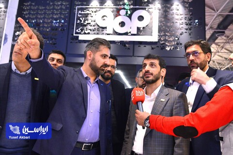بازدید مدیرعامل شرکت فولادمبارکه از غرفه‌های این گروه در نمایشگاه ایران متافو ۲۰۲۳