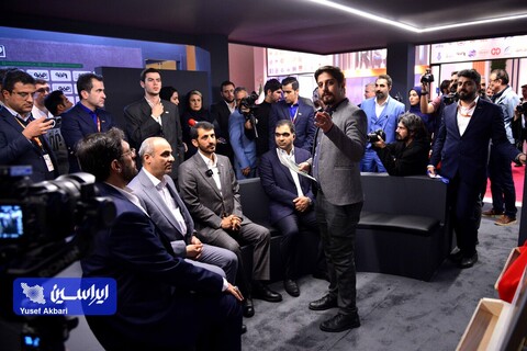 بازدید مدیرعامل شرکت فولادمبارکه از غرفه‌های این گروه در نمایشگاه ایران متافو ۲۰۲۳