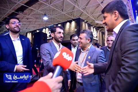 بازدید مدیرعامل شرکت فولادمبارکه از غرفه‌های این گروه در نمایشگاه ایران متافو ۲۰۲۳