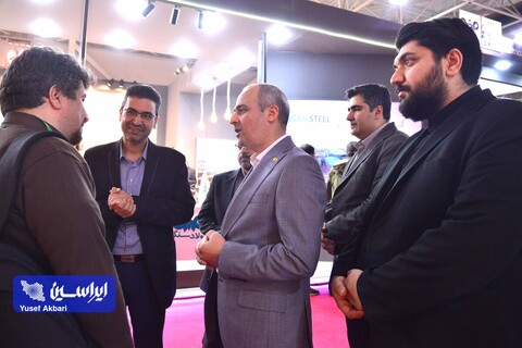 غرفه گروه فولاد مبارکه در آخرین روز از نمایشگاه ایران متافو