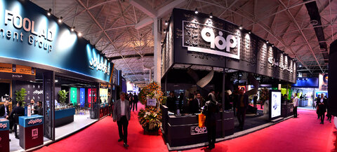 غرفه های گروه فولاد مبارکه در بیستمین نمایشگاه ایران متافو از نمایی متفاوت