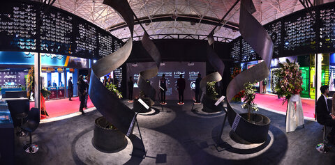 غرفه های گروه فولاد مبارکه در بیستمین نمایشگاه ایران متافو از نمایی متفاوت