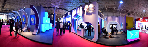 غرفه های گروه فولاد مبارکه در بیستمین نمایشگاه ایران متافو از نمایی متفاوت