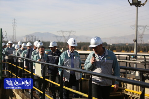 بازدید رئیس کمیسیون صنایع و معادن مجلس از خطوط تولید و روند تکمیل طرح‌های توسعه شرکت فولاد مبارکه