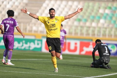 هزارمین گل سپاهان در لیگ برتر توسط شهریار مغانلو