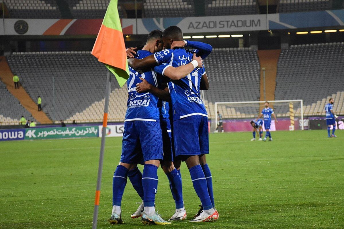 خلاصه بازی استقلال – نساجی/ شب درخشان آبی‌ها در آزادی