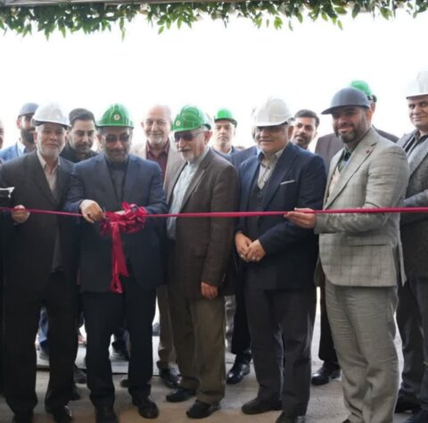 کوره ۱۲ هزار تنی شرکت آلیاژگستر هامون کاشان افتتاح شد