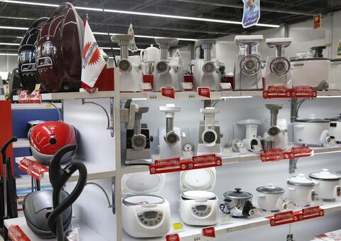 صادرات ۴۰۰ میلیون دلاری لوازم خانگی به سایر کشورها