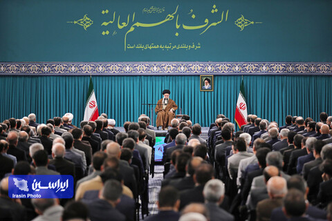 دیدار تولیدکنندگان و فعالان اقتصادی با رهبر معظم انقلاب اسلامی