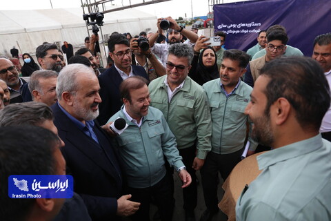 آئین آغاز عملیات اجرایی طرح های توسعه ای فولاد هرمزگان