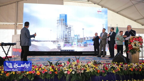 آئین آغاز عملیات اجرایی طرح های توسعه ای فولاد هرمزگان