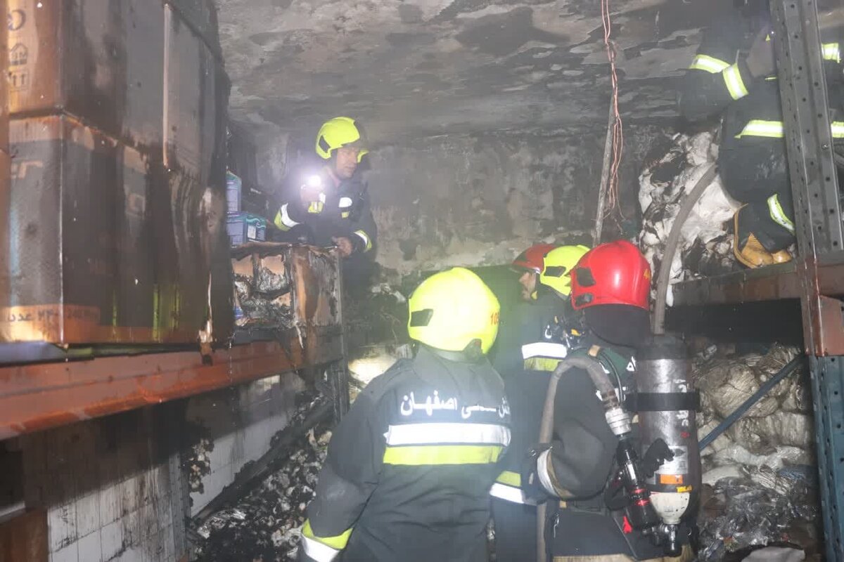 بیمارستان کاشانی اصفهان دوباره آتش گرفت