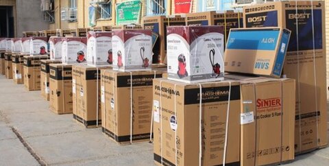 اهدای ۲۰۰ سری جهیزیه به زوج‌ها با شعار «سهم من از جوانی جمعیت»