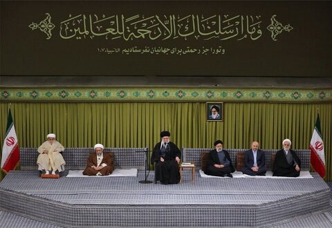 رهبر انقلاب: رشد و پیشرفت دنیا و سعادت آخرت در گرو اجابت به دعوت بعثت است