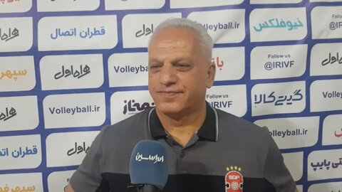 صحبت‌های سعید عقیلی سرمربی تیم والیبال گیتی پسند پس از پیروزی مقابل نیان الکترونیک