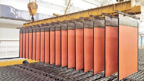 افزایش ۵.۴ درصدی تولید مس تصفیه شده جهانی / قیمت جهانی مس؛ ۸۴۷۸ دلار در تن