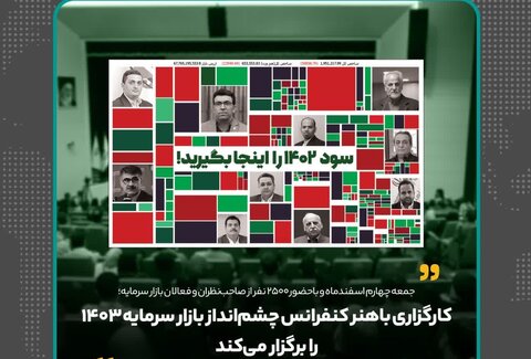 کنفرانس چشم‌انداز بازار سرمایه ۱۴۰۳ به همت کارگزاری باهنر برگزار می‌شود