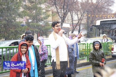 نیمه شعبان برفی اصفهان
