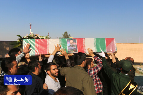 استقبال از پیکر مطهر سردار شهید زاهدی در فرودگاه اصفهان