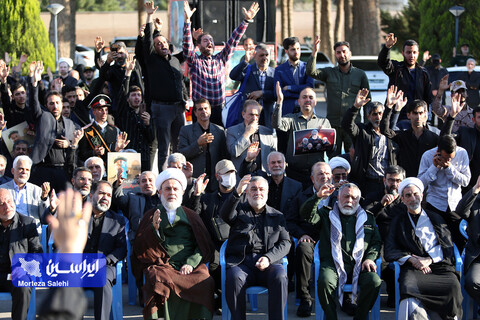 استقبال از پیکر مطهر سردار شهید زاهدی در فرودگاه اصفهان