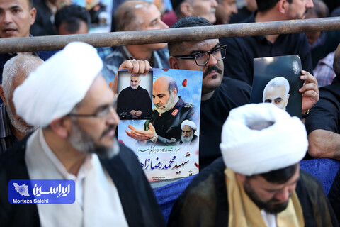 وداع با پیکر سردار شهید محمدرضا زاهدی