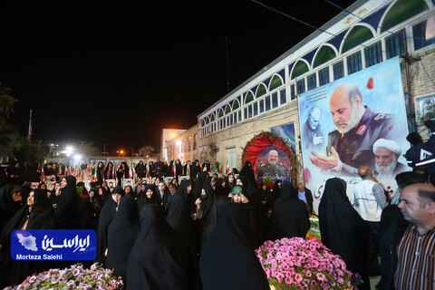 وداع با پیکر سردار شهید محمدرضا زاهدی