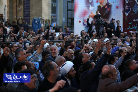 وداع با پیکر سردار شهید محمدرضا زاهدی