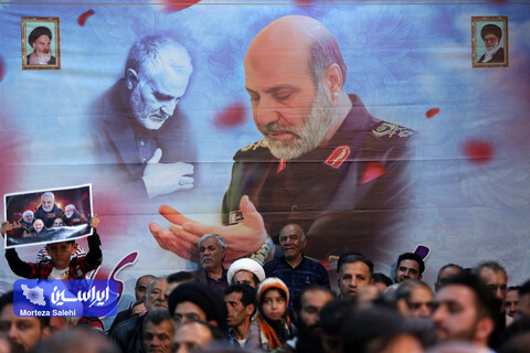 وداع با پیکر سردار شهید محمدرضا زاهدی