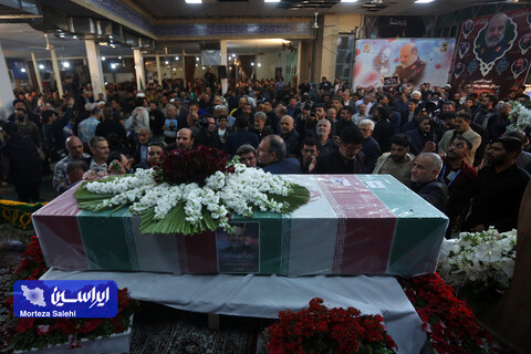 وداع با پیکر سردار شهید محمدرضا زاهدی