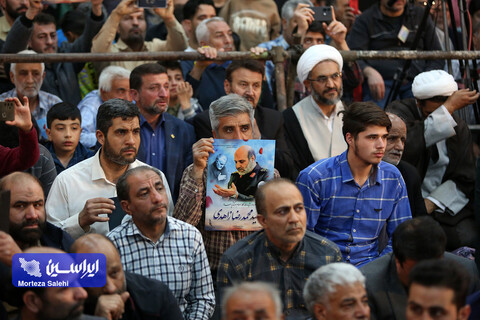 وداع با پیکر سردار شهید محمدرضا زاهدی