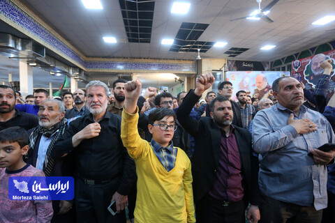 وداع با پیکر سردار شهید محمدرضا زاهدی