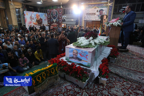 وداع با پیکر سردار شهید محمدرضا زاهدی