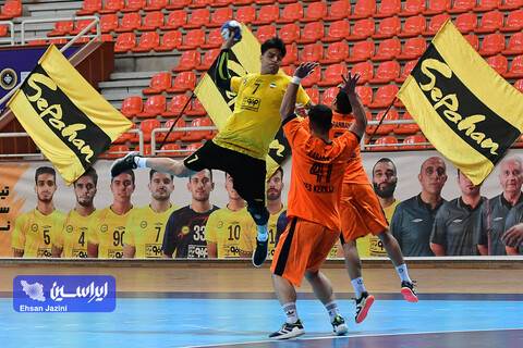 دیدار هندبال سپاهان - مس از دریچه دوربین ایراسین