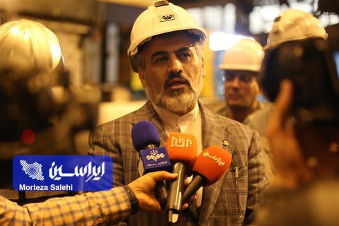 تحقق جهش و افزایش تولید در فولادمبارکه با همکاری مسئولان در رفع موانع